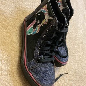 Sk8-Hi Zip Unicorn Glitter High Top Sneaker